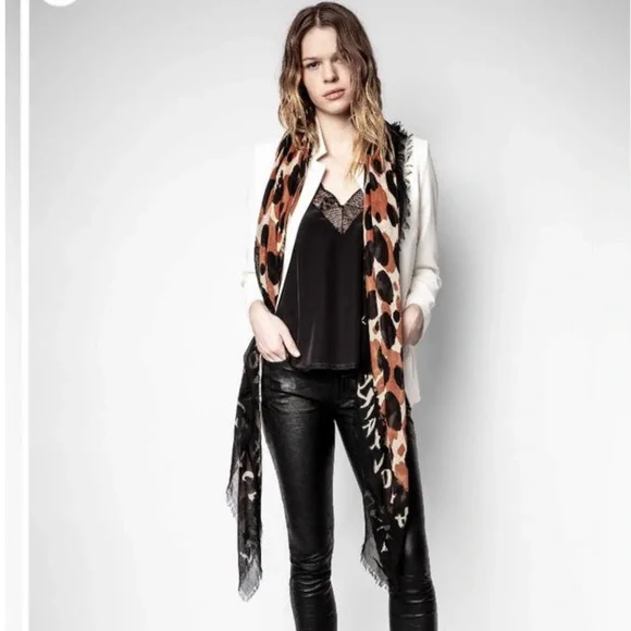 Zadig Voltaire delta scarf - Picture 2 of 6